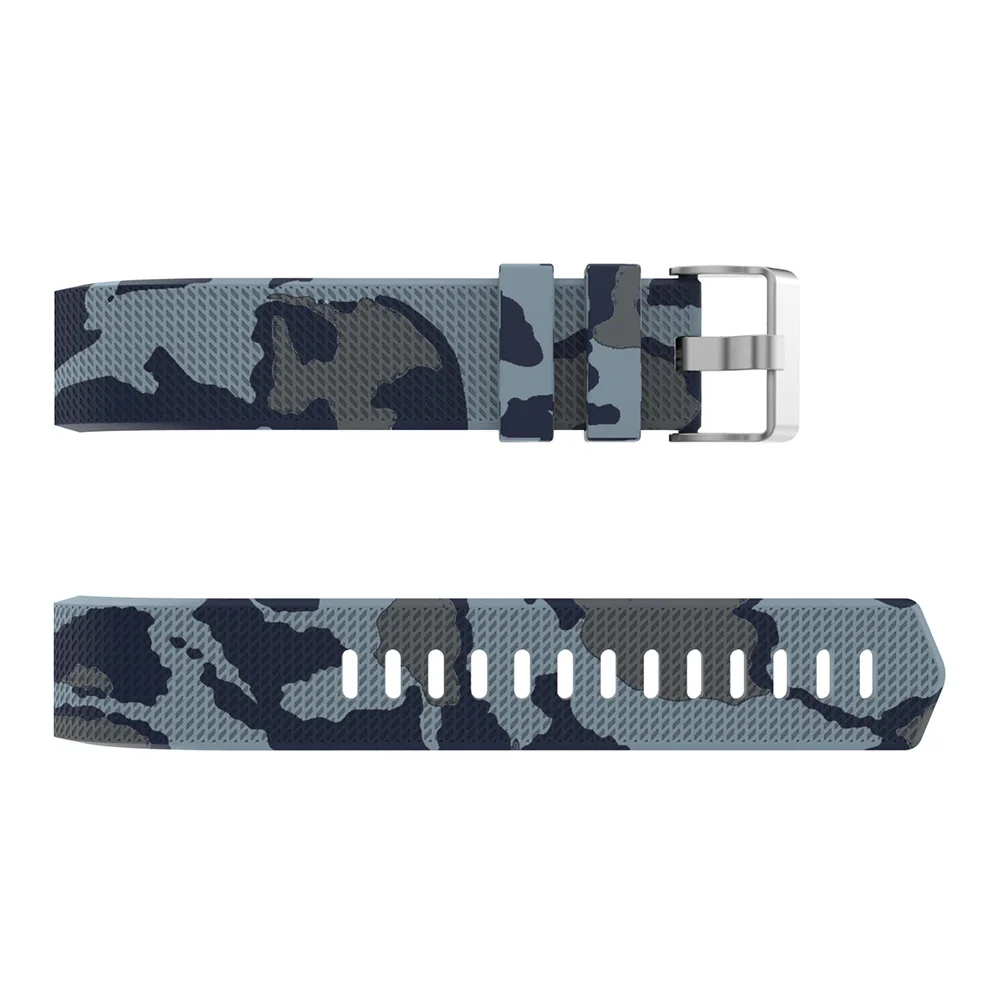 Watchband šport band Za Fitbit Polnjenje 2 Watch trak Mehki Silikonski Zamenjava Leopard prikrivanje Manšeta Za Fitbit Charge2