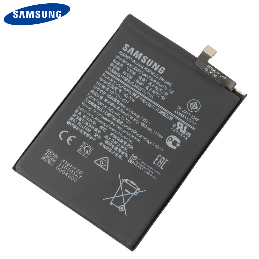 Originalni Nadomestni Telefon Baterija HQ-70N Za Samsung Galaxy A11 A115 SM-A115 Pristna Baterija 4000 mah