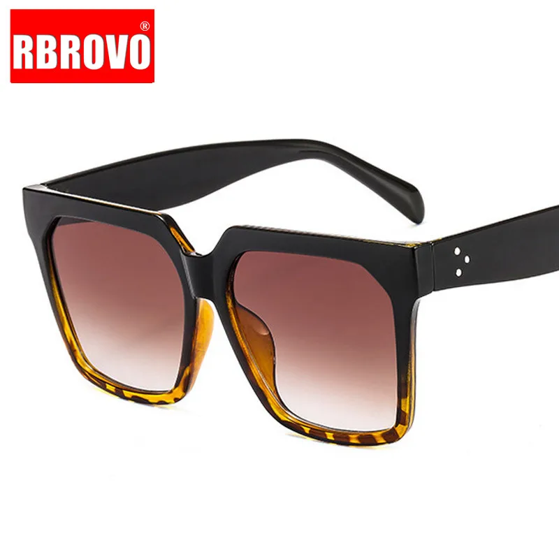 RBROVO 2021 Prevelik sončna Očala Ženske Luksuzne blagovne Znamke Kvadratnih Gradient sončna Očala Moških Roza Gafas De Sol De Los Hombres UV400