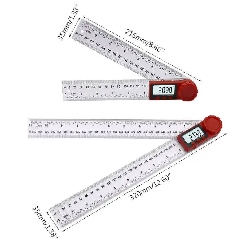 300mm/200mm Digitalni Kota Vladar Inclinometer Goniometer Merilnikom. Kota Finder Y1AD