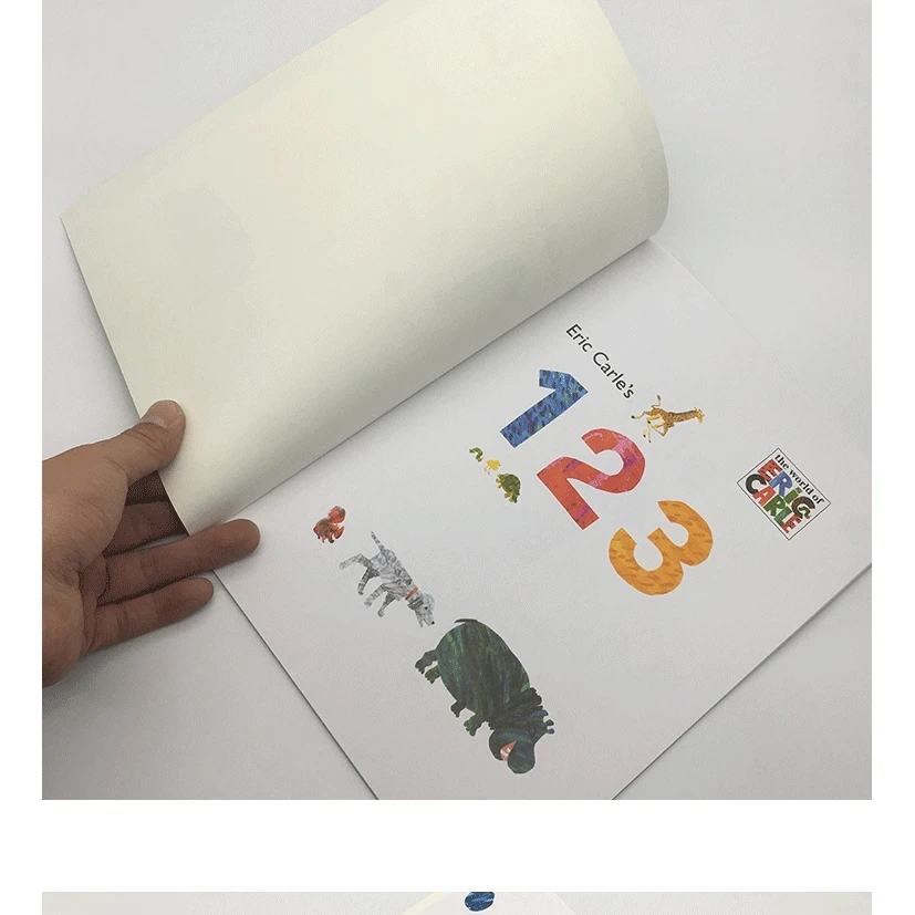 Eric Carle je 123 Otroci Kolorit Knjigo Otrok Knjig Baby angleški risanje zgodbe-knjige za otroke Izobraževanja igrače