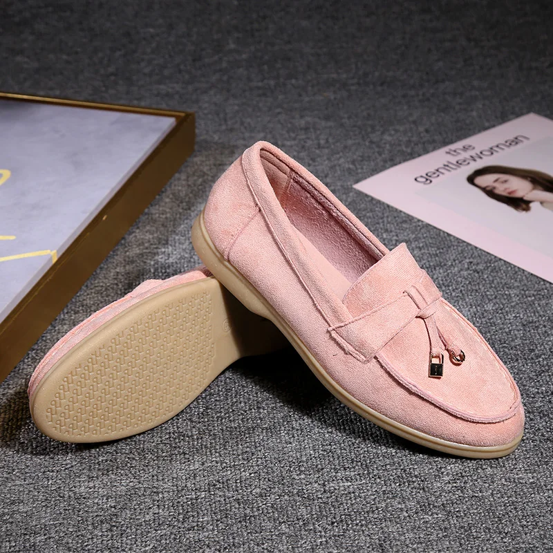 CAMIDY Ženske Stanovanj čevlji 2020 Loafers Candy Barve Zdrsne na Ravno Čevlji Balet Stanovanja Udoben Ženski čevelj zapatos mujer