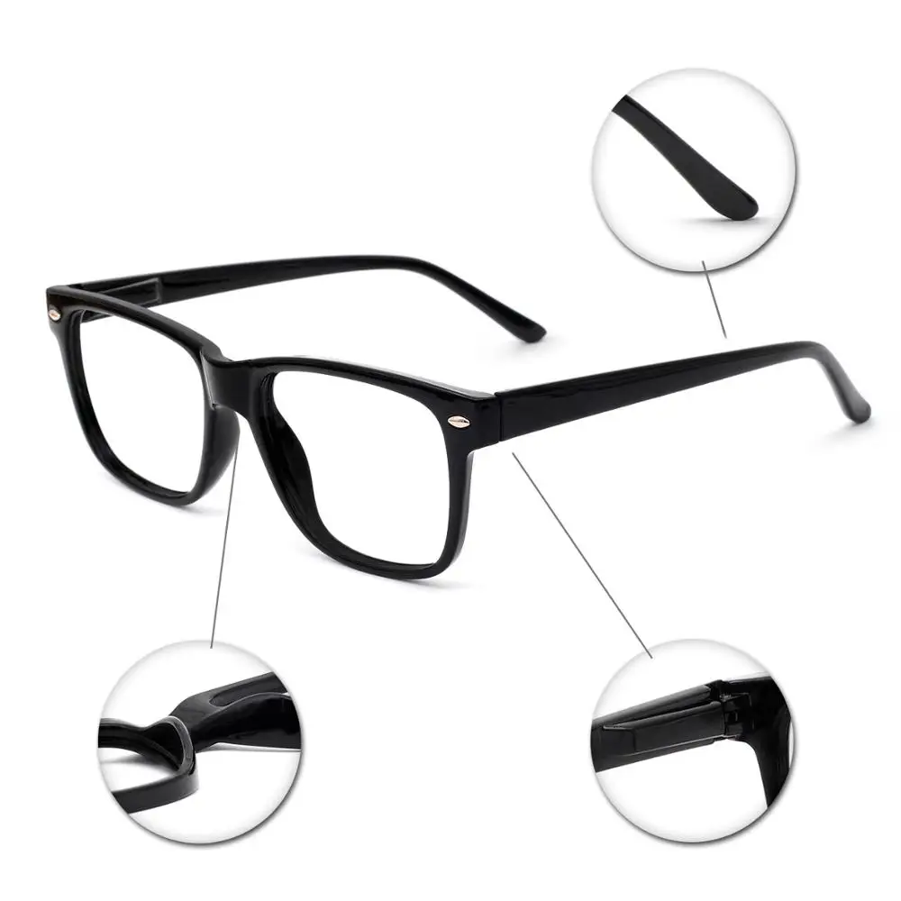 Modra Svetloba Blokiranje Obravnavi Očala Moških Računalnik Očala za Branje Kvadratnih Presbyopia Očala leesbril lunette 5108 MARE AZZURO