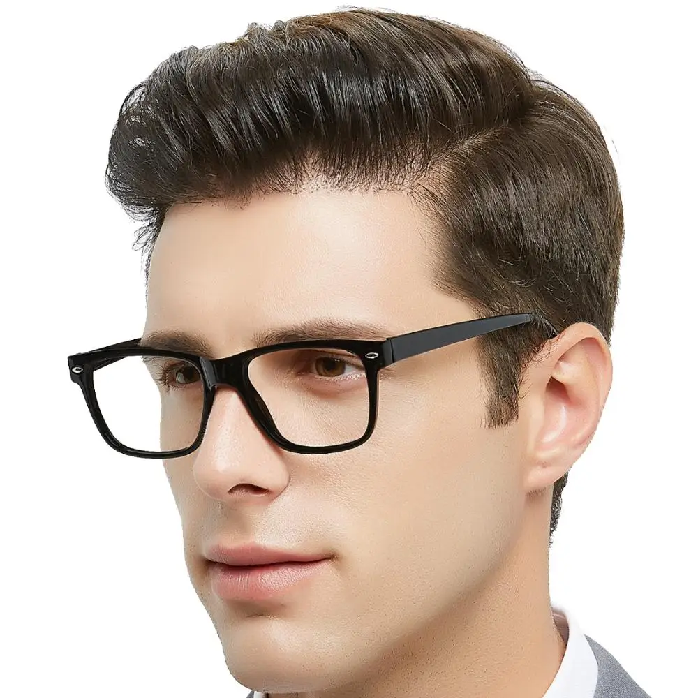 Modra Svetloba Blokiranje Obravnavi Očala Moških Računalnik Očala za Branje Kvadratnih Presbyopia Očala leesbril lunette 5108 MARE AZZURO