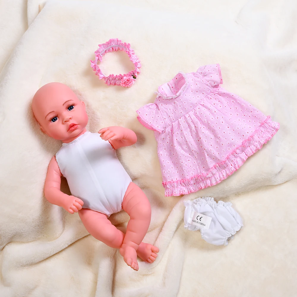 45 cm Lepoto Prerojeni Bebe Lutke Mehki Silikonski Baby Doll Veren Pravi Otroške Igrače Nobena Funkcija Pomiritev Presenečenje Darilo Igrača Za Otroke