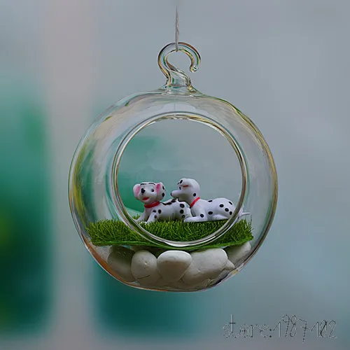 8pc DIA 6/8/10 CM visi krog stekla, zraka, rastlin, terariji mehurček kristalno kroglice cvet svetu vaza za poroko strop odlikovanja