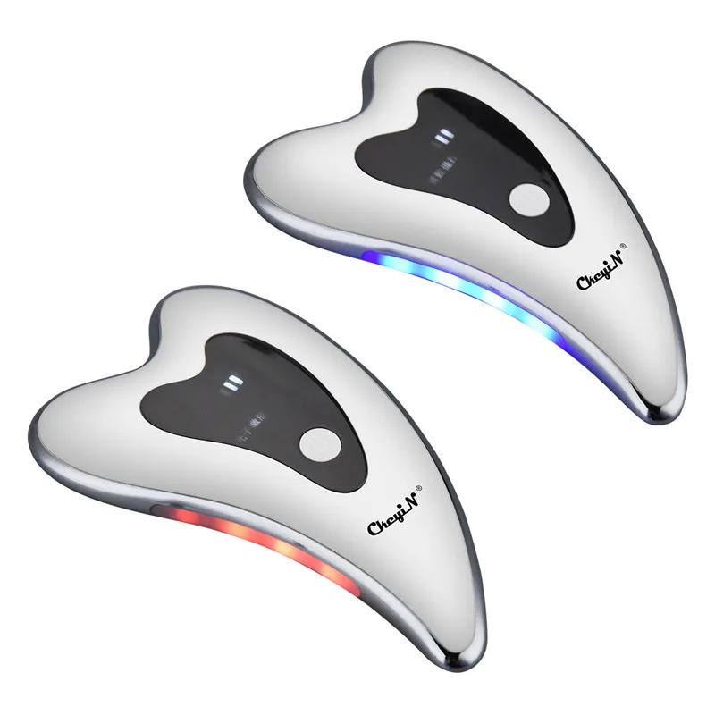Električni Gu Sha Instrument Obraza, Vratu Dviganje Hujšanje Masaža Ogrevanje USB Polnilne Pomlajevanje Kože Obraza Telo Massager