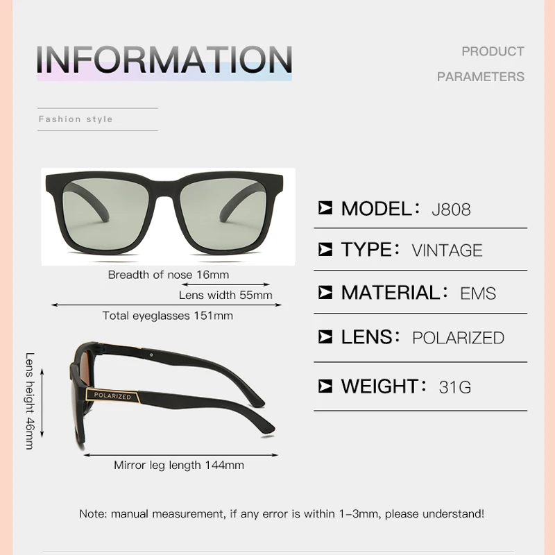 Photochromic sončna Očala Moški Ženske Polarizirana ChameleonTR90 Očala Vožnje Očala Moški Voznik Anti-glare sončna Očala Oculos