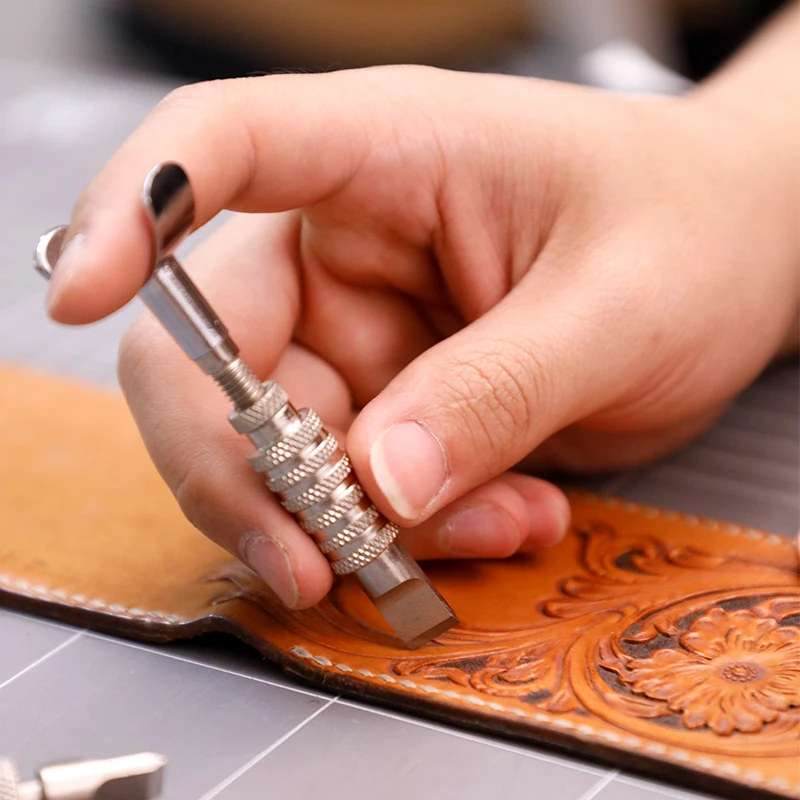 LMDZ Novo Nerjavečega Jekla 360 Stopinj Vrtljivo Usnje Graviranje Nož DIY strojene Trenching Naprave Obrti Carving Orodja za Rezanje