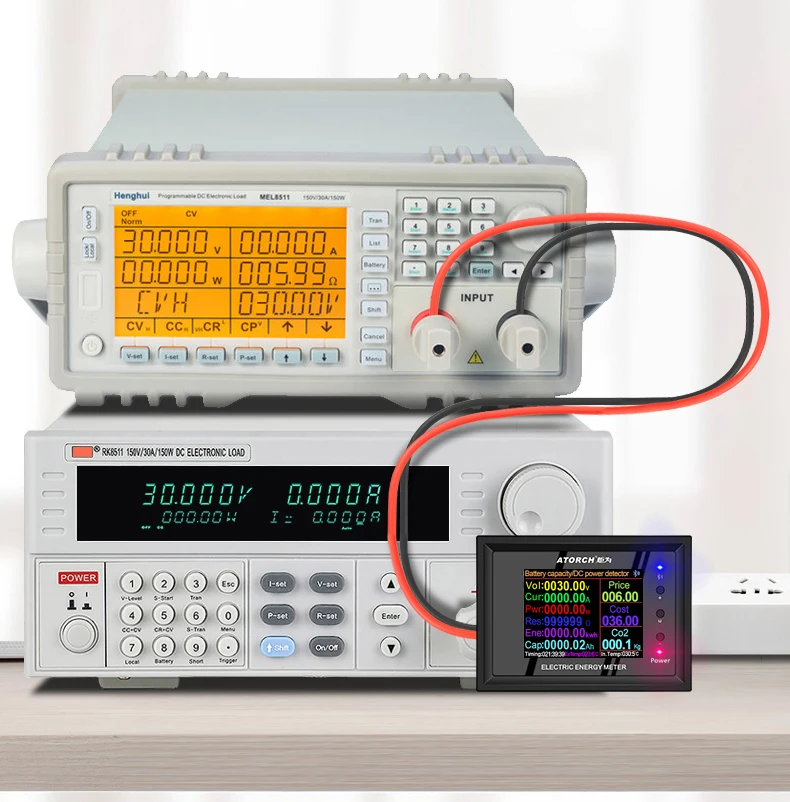 DT24P 1000V/300A IPS digitalni prikaz DC Voltmeter Ampermeter Zmogljivost Baterije Tester napetosti, Merilnik detektor Meter Za App