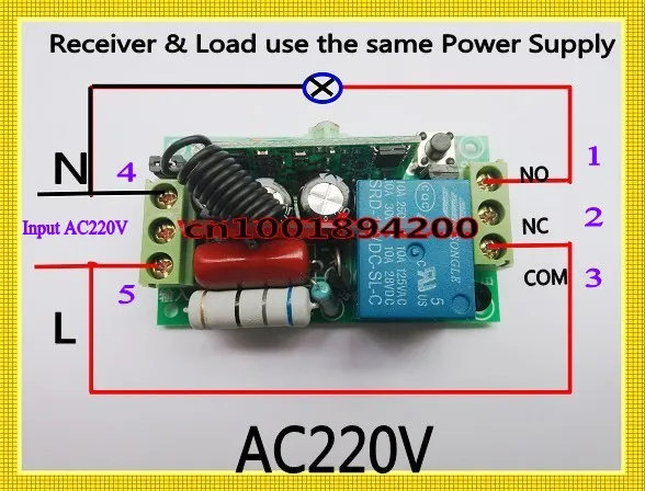 AC 220V Daljinskim upravljalnikom Preklopite 1 CH 10A Relejni Sprejemnik 3 Oddajnik LED Žarnica Svetlobo Daljinski VKLOP IZKLOP Stikalo za Brezžično povezavo 315/433 RX TX