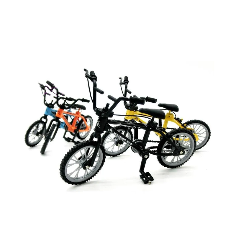 Mini Zlitine Kolesa Model Kovinski Prst Mountain Bike Dirke Igrače za Otroke Mikro Krajine Office Home Miniature Dekoracijo