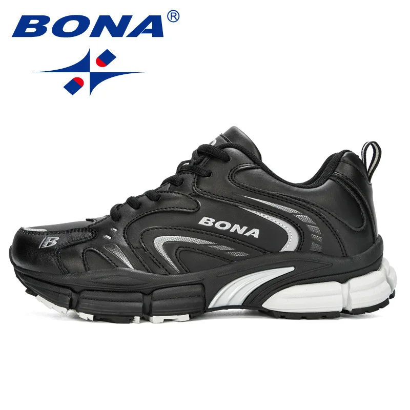 BONA 2020 Novih Oblikovalci Dejanje Usnjeni Copati Moški Športni Copati Moški, Tek Izpopolnjevalni Superge Zapatos De Hombre Trendy