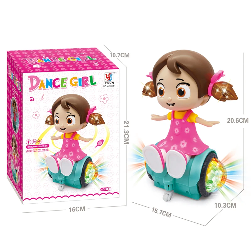 Električni Rotacijski Hoja Petje Lutke Igrače Za Dekleta Lutka Razsvetljava, Glasba Začetku Izobraževalne Lutke Za Dekleta Božična Darila