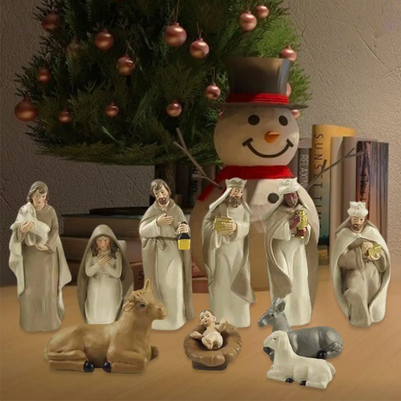 Kristusovo Rojstvo Jezusa Okras, Darila Jaslic Obrti Smolo Božične Jasli Dekoracijo Katoliške Miniature Figurice