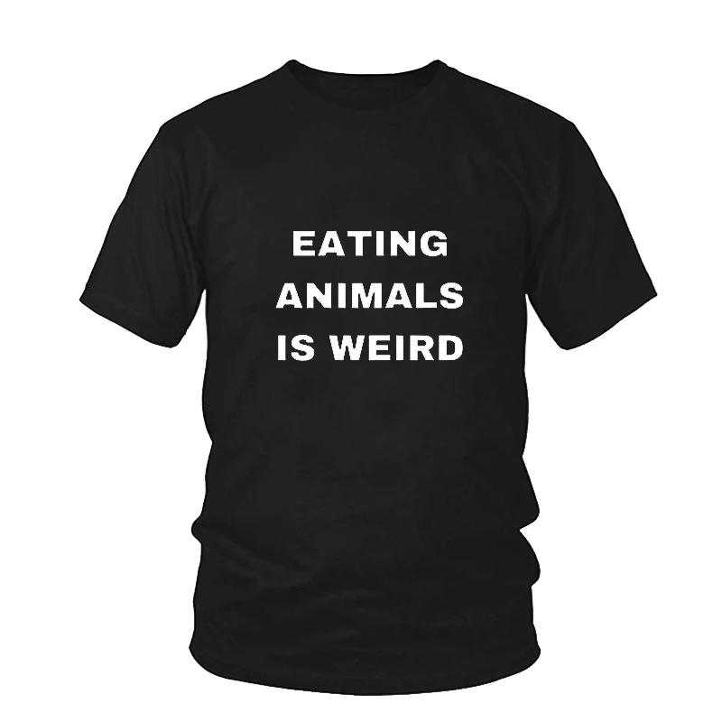 Ženske T Shirt Uživanje Živali Je Čudno Smešne Majice Tumblr Hipster Rekel Tshirt Ženske Modni Vegetarijanska Harajuku Tee Majice
