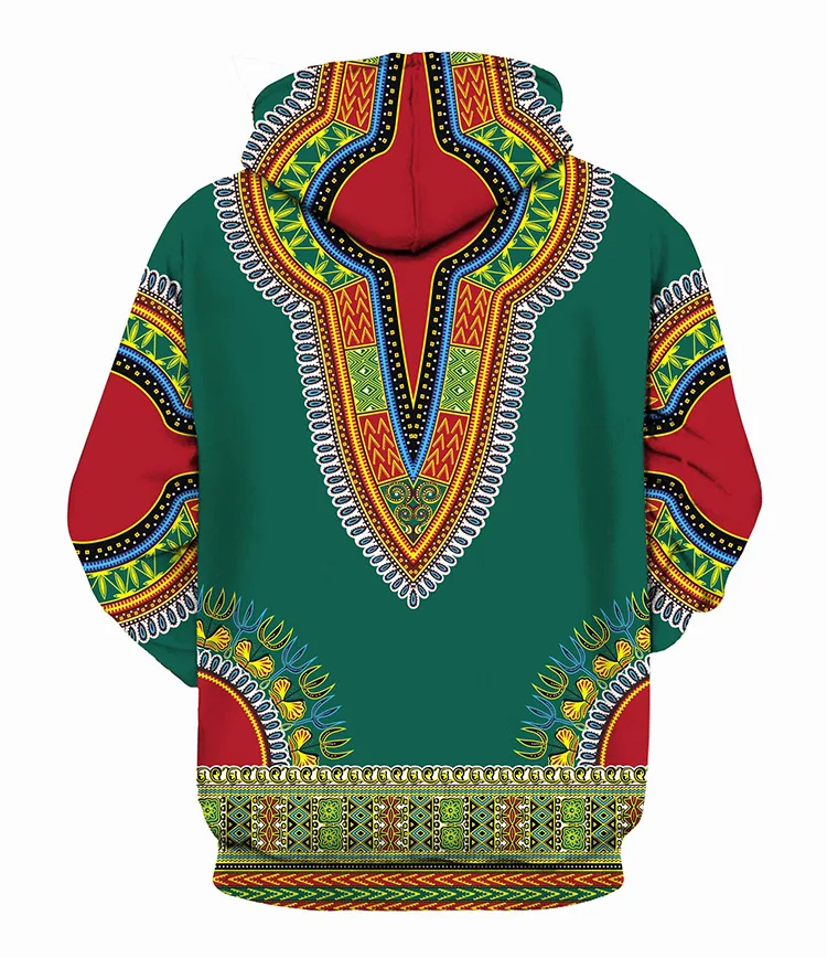 Afriške Dashiki Tiskanja Hooded zgornji del Trenirke Moški Ženske 2020 Pomlad Jesen Novo 3D Hoodies Moških Hip Hop Ulične Hoodie Majica