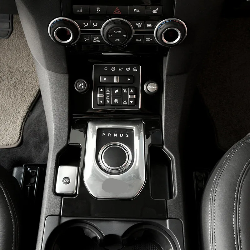 Za Land Rover Discovery 4 LR4 2010-2016 Avto-Styling ABS Gloss Black sredinski Konzoli, Prestavna Okvir Pokrova Trim Dodatki