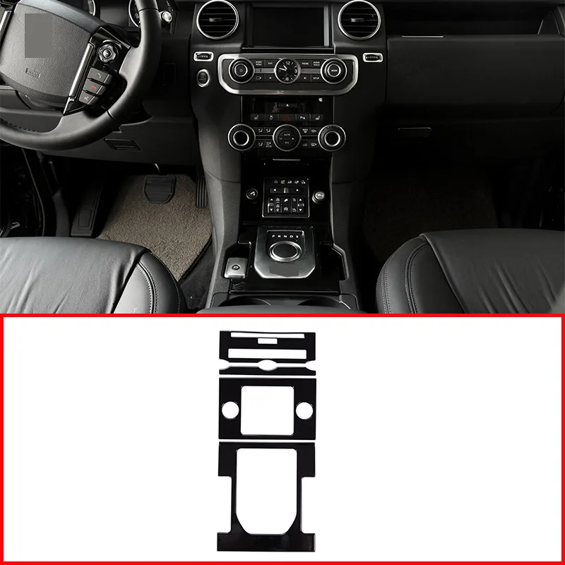 Za Land Rover Discovery 4 LR4 2010-2016 Avto-Styling ABS Gloss Black sredinski Konzoli, Prestavna Okvir Pokrova Trim Dodatki