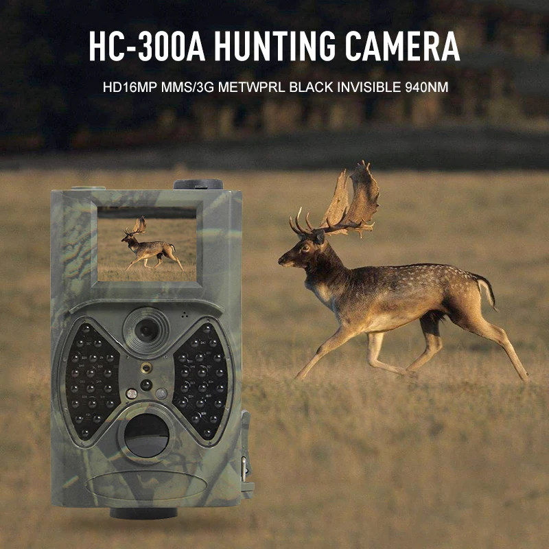 Osnovna Lovske Kamere HC300A 12MP Night Vision 1080P Video Wildlife Kamere Kamere za Hunter Fotografije Past Nadzor