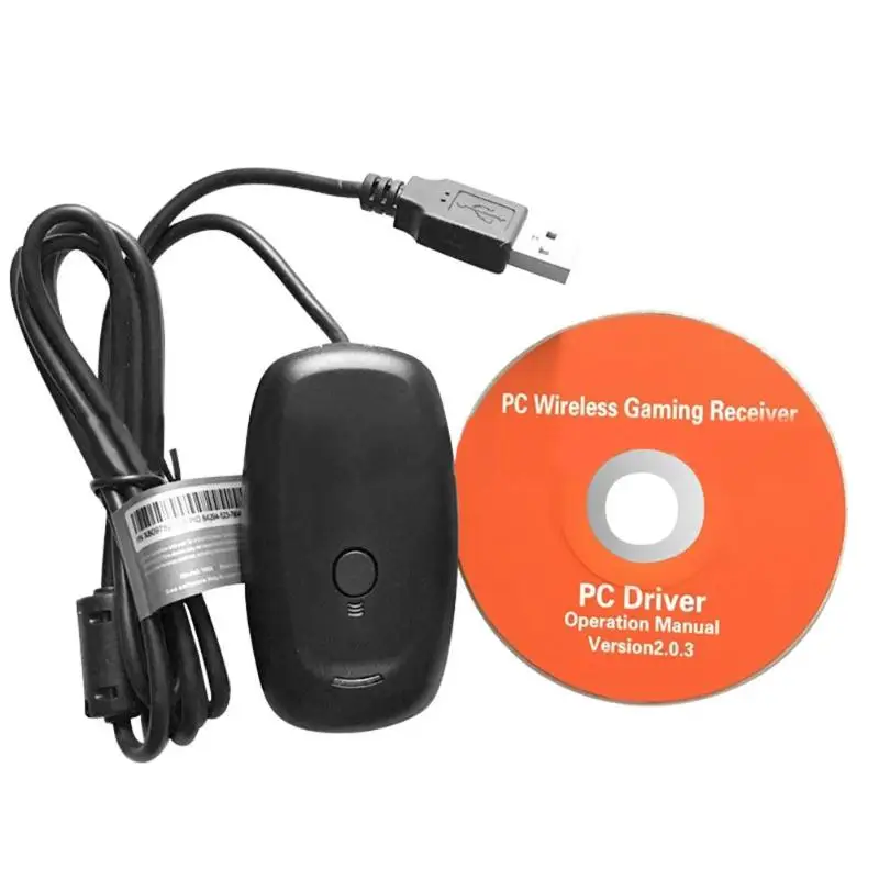 Brezžični Gamepad za PC Napajalnik Krmilnik za igre na Srečo USB Sprejemnik za Xbox 360 Konzole s CD-ROM gonilnik USB Igralno Konzolo Sprejemnik