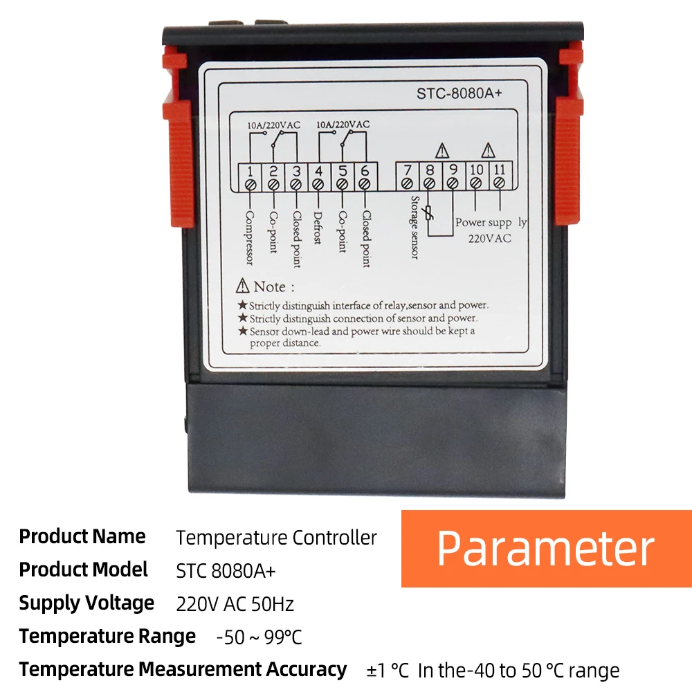 STC-8080A+ STC-9100 STC-9200 Digitalni Temperaturni Regulator 12V 24V 220V Regulator Hladno Skladiščenje Zamrzovalnik Senzor Higrometer 40%popusta