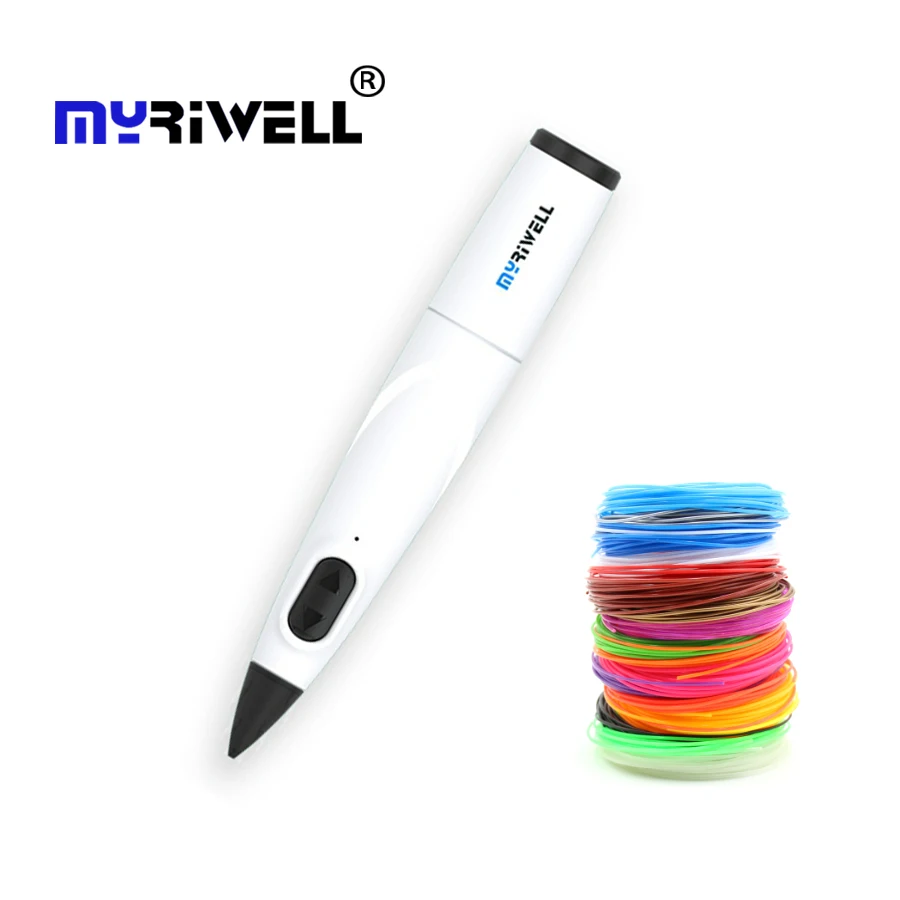 Myriwell 3D Pero Strokovno 3D Tiskanje Pero z 10 Barv PCL Žarilno Ustvarjalna Igrača Darilo Za Otroke Risanje DIY 3D Tiskalnik Pero