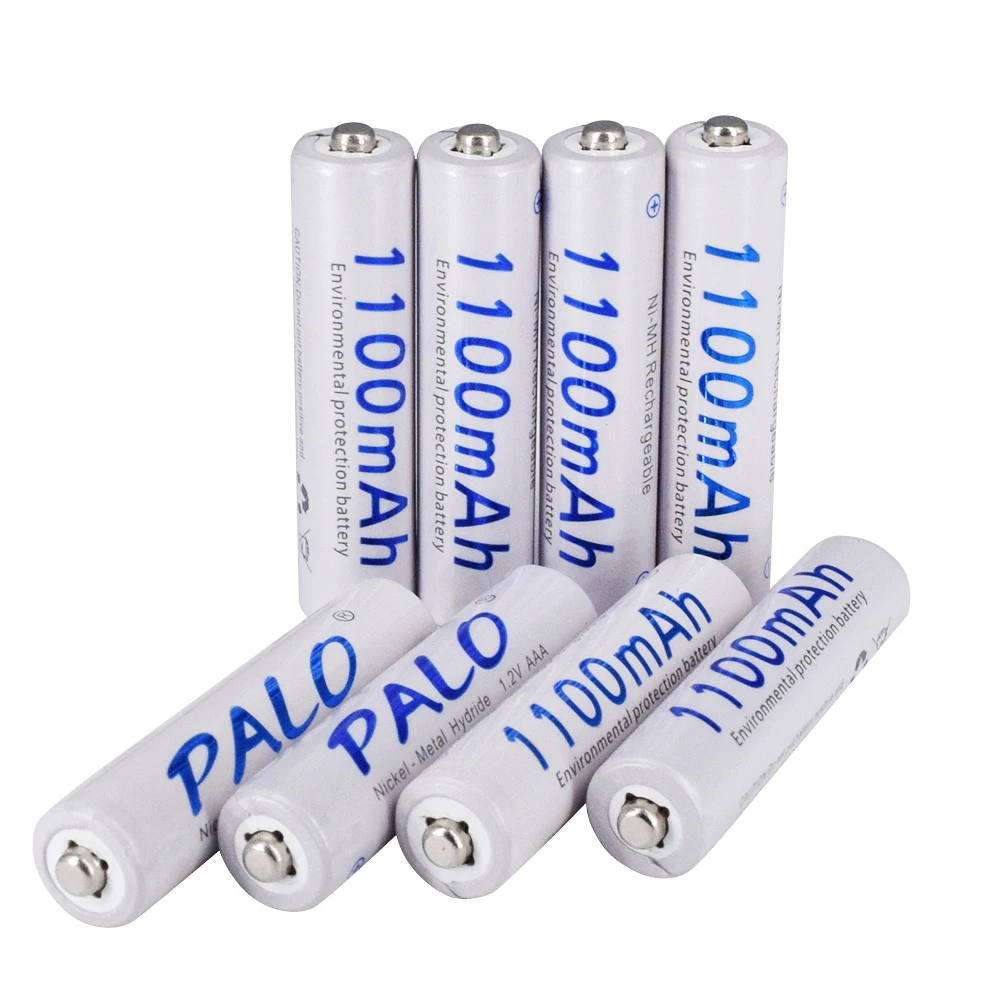 PALO 12pcs polnilne Baterije AA+12pcs 1,2 V AAA polnilne Baterije+USB Smart polnilec AA AAA baterije, polnilec za aa aaa