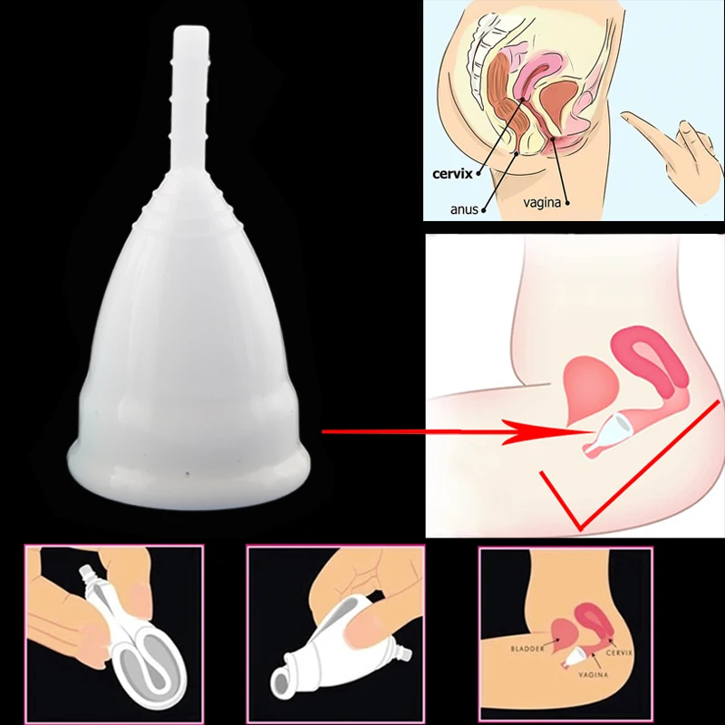 50pcs/set Proizvajalci Debelo Medicinskega Silikona Vaginalne Pokal Žensko Higieno Medicinske Menstrualne Večkratno uporabo Lady Cup