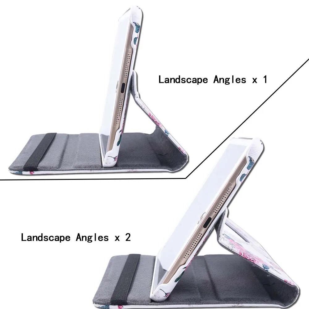 Za Apple iPad 2 3 4 9.7 palčni - Multicolor Pametnih Tablet kritje Vrtenje 360 s Samodejno Zbudi Spanje Flip Usnje Stojalo Primeru