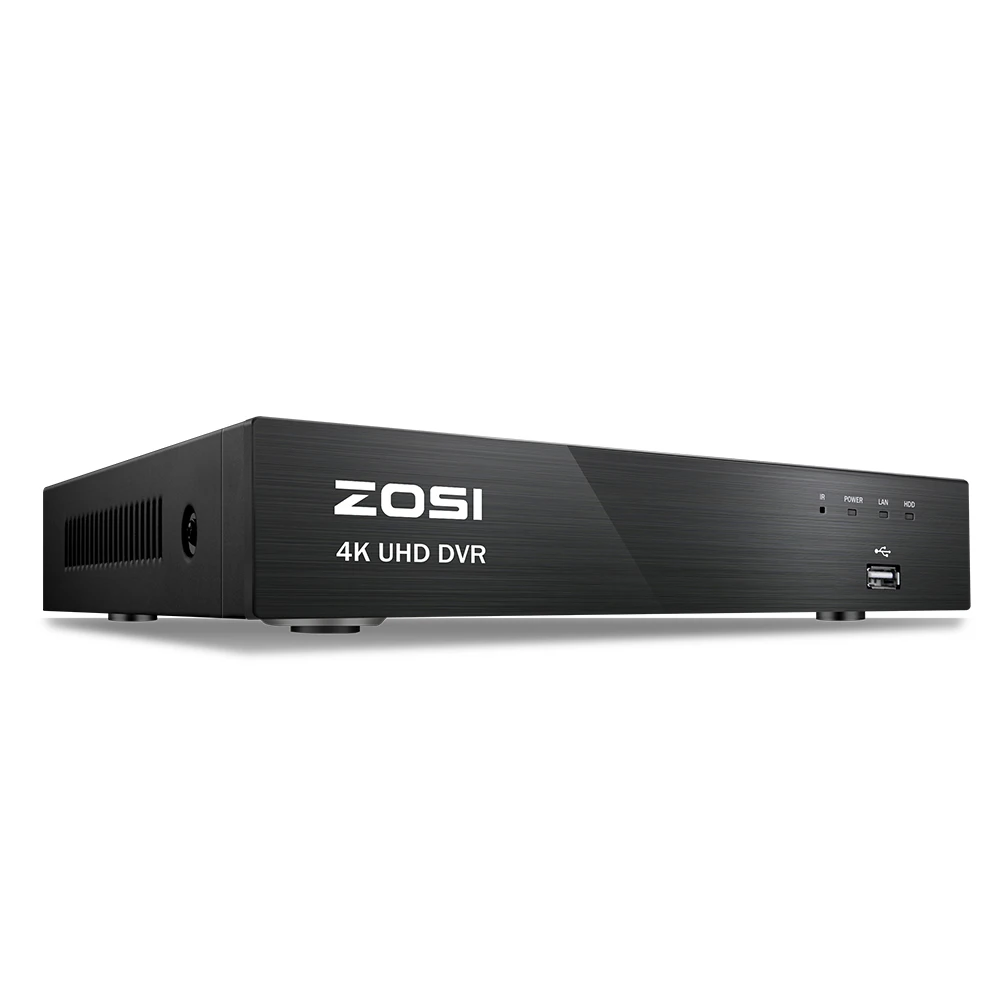 ZOSI H. 265 4K 8CH Ultra HD CCTV Nadzor DVR 4IN1 Digitalni Video Snemalnik Zaznavanje Gibanja Za 5MP fotoaparat 8MP Analogni Fotoaparat