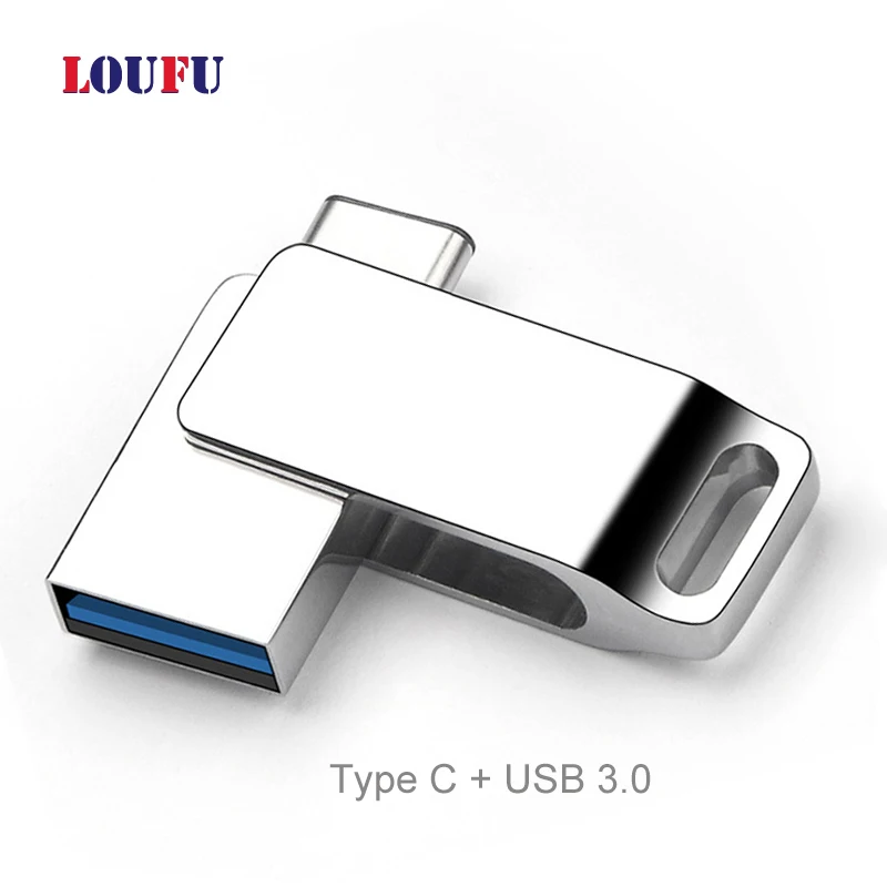 360 Rotacijski 32GB 64GB USB Tip C Pogon usb OTG Pendrive 3.0 v 16GB Za Android Telefon
