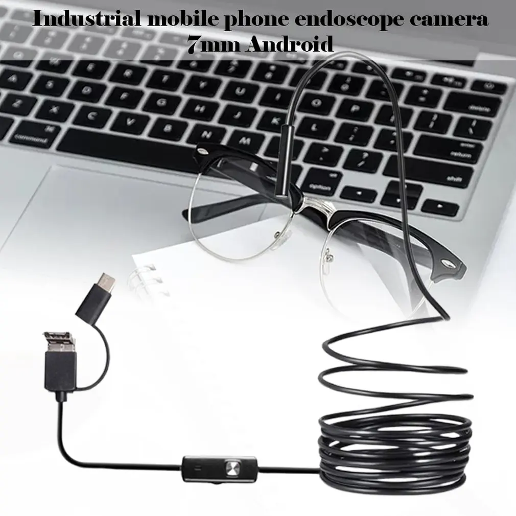 Nastavljiv Android Ultra Clear Brezžični Telefon Endoskop Nepremočljiva 7Mm Kamera Mini Mobilni Telefon Endoskop