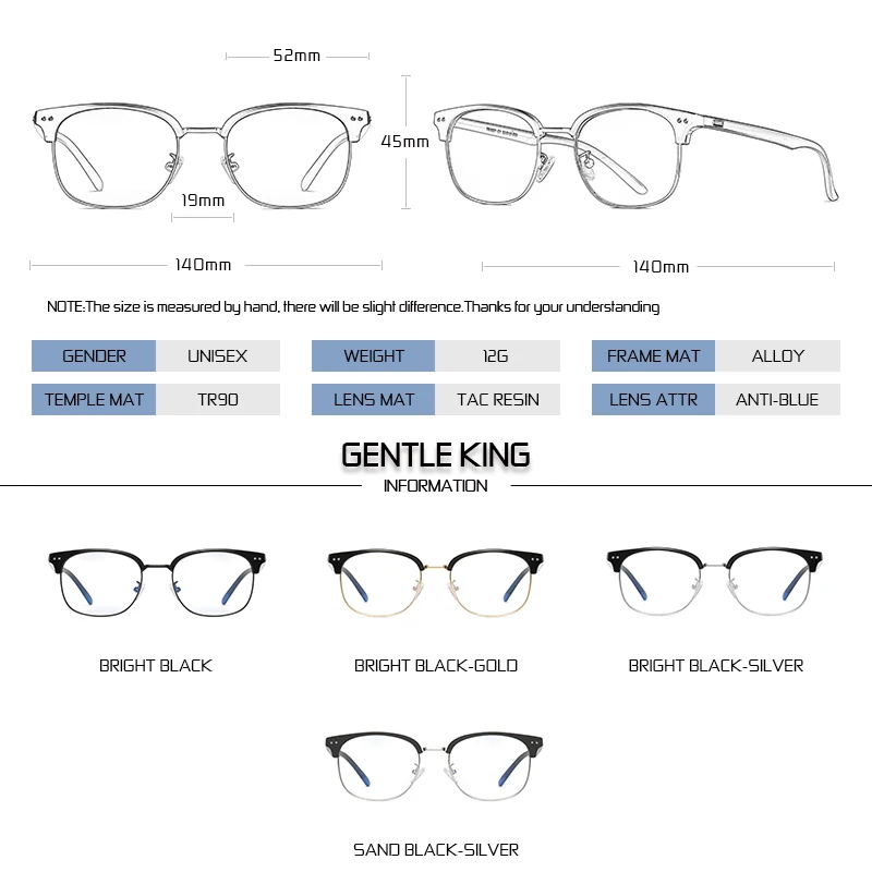 NEŽEN KRALJ Modra Svetloba Blokiranje Očala Žensk, Jasno, Proti Sevanju Računalnik Očala Gaming Delovna Očala Oculos Očala