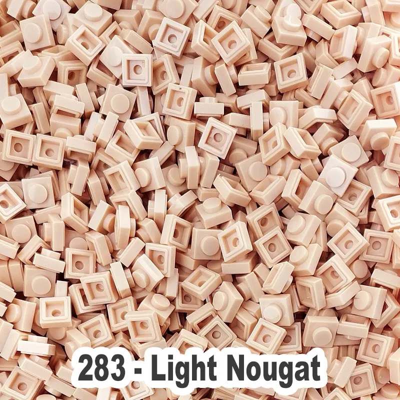 L*pojdite 3024 Plastičnih Majhne Stavbe, Bloki, Opeke Pribor 1X1 Ploščo Št 283 Svetlobe Nugat Pixel Art DIY Izobraževalne Igrače Za Odrasle