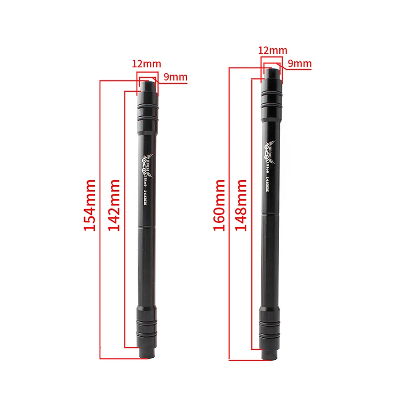 MUQZI Kolo 12 mm do 9 mm Pesto Kolesa Pretvorbo Gred 142/148mm Aluminij Zlitine Hitro Sprostitev Adapter