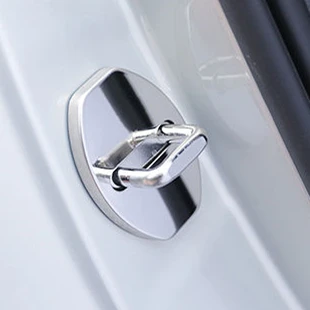 Zaklepanje vrat Dekoracijo zaščitni Pokrov emblem primeru za Audi A4 B6 B7 B8 A6 C5 C6 Q2 A3 A5 V3 V5 Q7 Q8 A7 dodatki Avto Styling