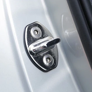 Zaklepanje vrat Dekoracijo zaščitni Pokrov emblem primeru za Audi A4 B6 B7 B8 A6 C5 C6 Q2 A3 A5 V3 V5 Q7 Q8 A7 dodatki Avto Styling