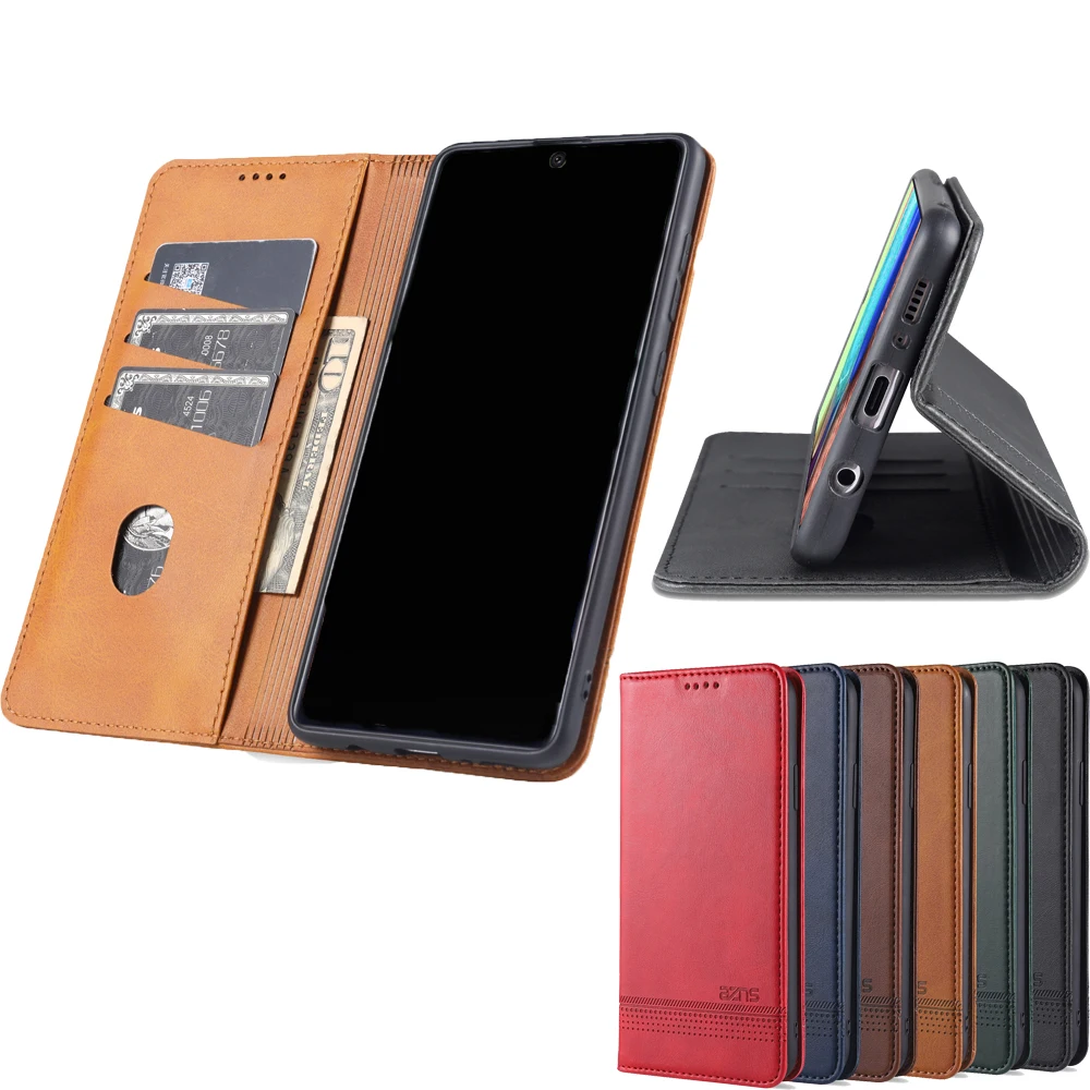 Za Samsung Galaxy S10 S8 S9 Plus Jedro Primeru Flip PU Usnje Stojalo Primerih Knjiga Slog Telefon Pokrovček za Kartico sim Za Samsung S10 Plus