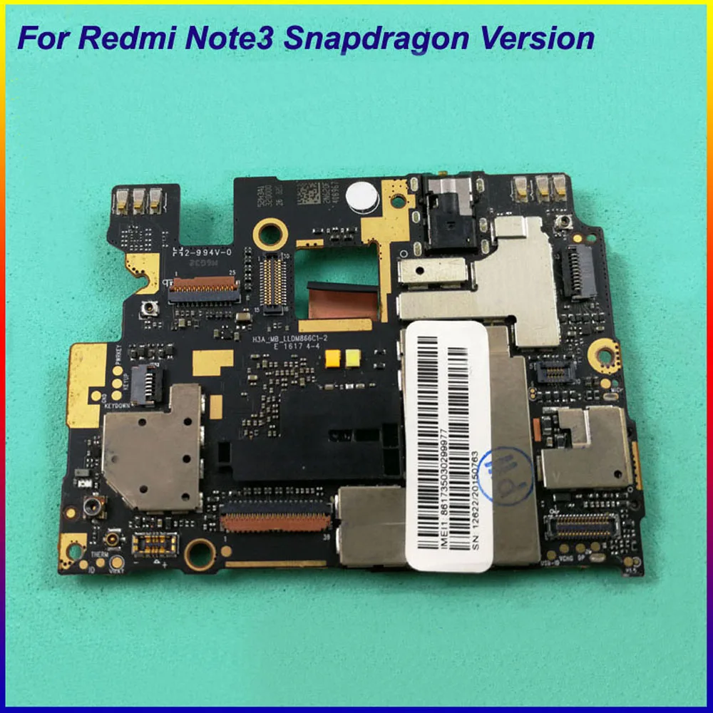 Svetovni večjezični Izvirni Delovni Mainboard Motherboard flex Vezja Kabel FPC Za Xiaomi Hongmi Redmi Opomba 3 Note3 Pro