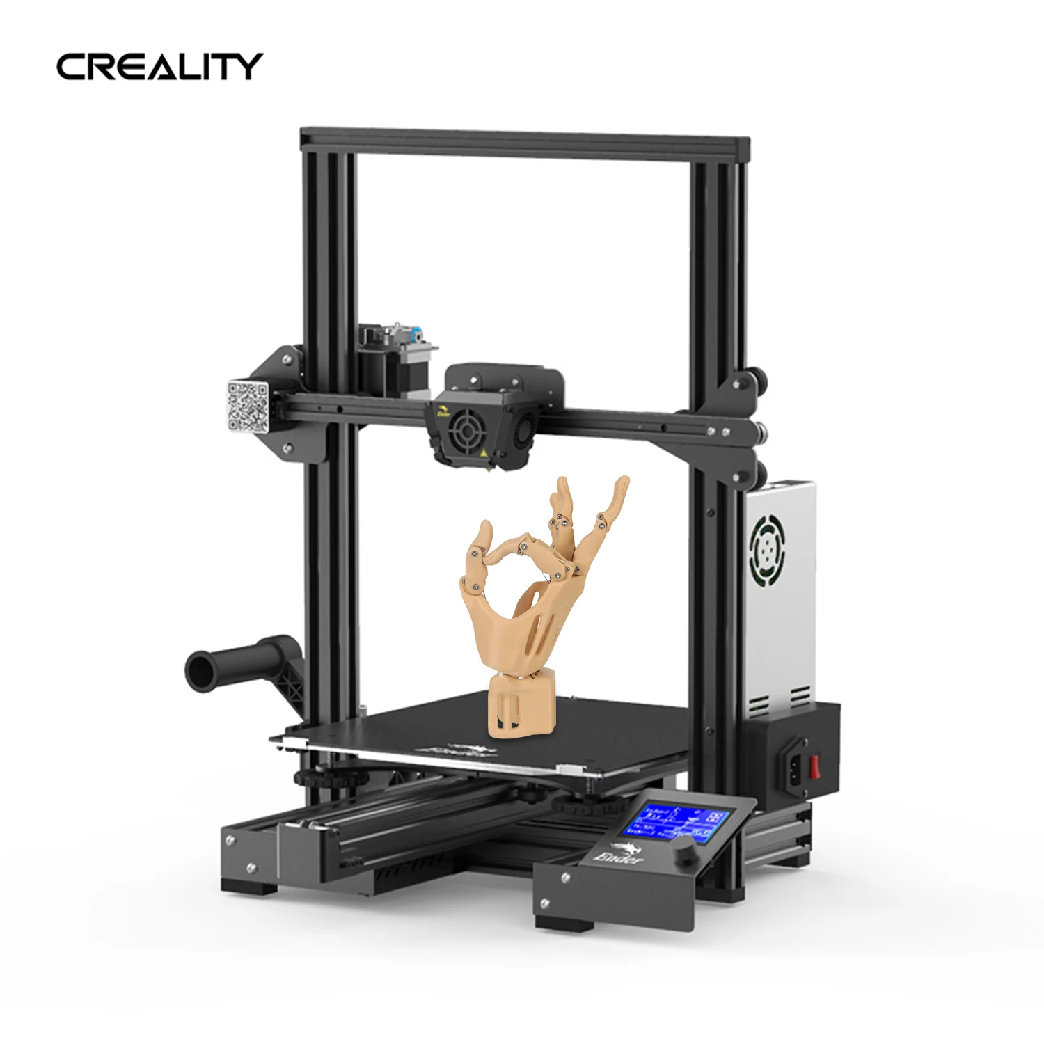 Creality Edaja-3 Max Visoko Natančnost 3D Tiskalnik, Komplet z 8G TF Kartice PLA Integrirano Strukturo 300*300*340 mm Velike Graditi Glasnosti