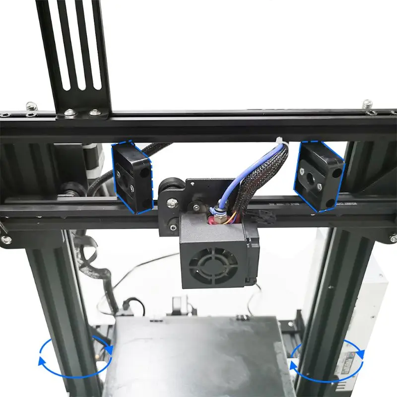 1Set Dvojno Z Osi Vodi Vijak Nadgradnjo Kompleti za Ender3/3S/Pro 3D Tiskalnik XXUC