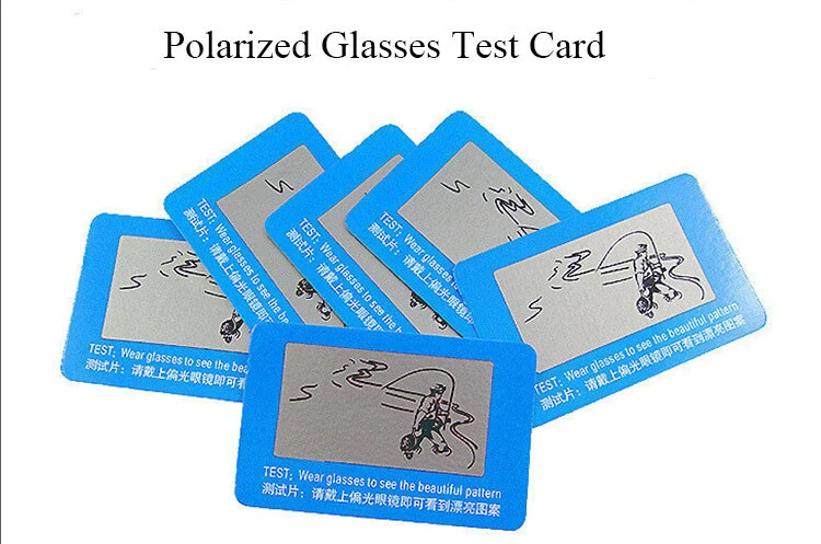 Leča Test Kartico za Polarizirana sončna očala moški ženske modra svetloba blokiranje objektiv za kratkovidnost presbyopia očala test kartico