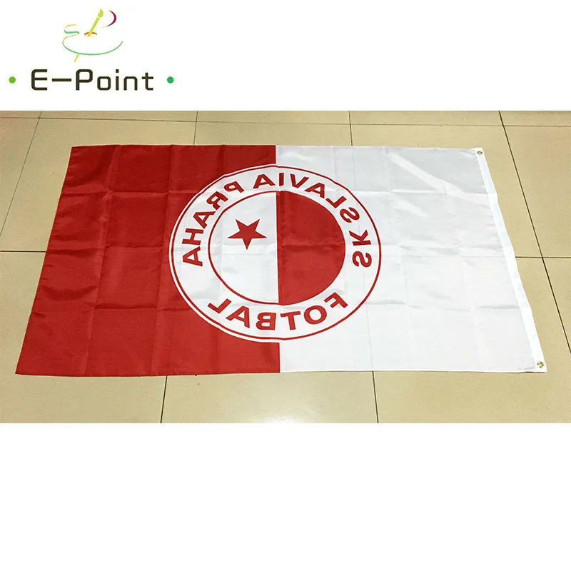 Češka Republika SK Slavia Praha Fotbal 3 m*5 m (90*150 cm) Velikost Božični Okraski za Dom Zastava Banner Darila