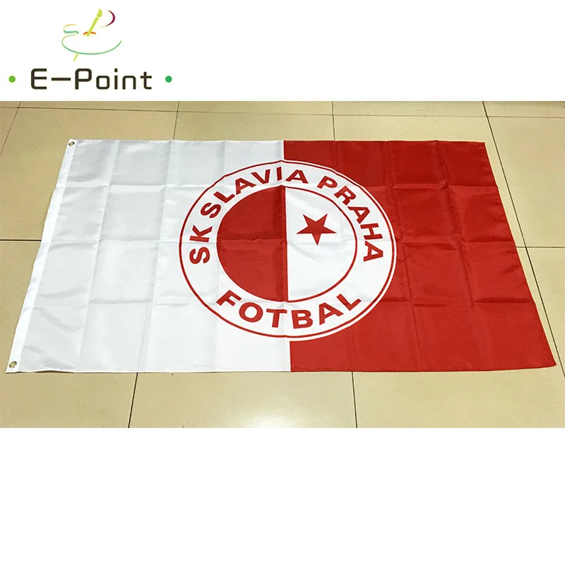 Češka Republika SK Slavia Praha Fotbal 3 m*5 m (90*150 cm) Velikost Božični Okraski za Dom Zastava Banner Darila