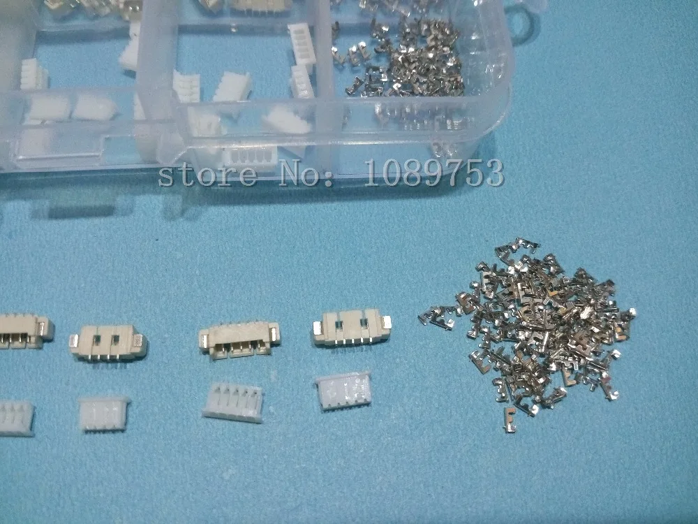 60 določa 1.25 mm Igrišču Vodoravno Vrsto SMD Priključki 2p 3p 4p 5 pin Terminal za Ohišje Pin Header Priključek Komplet v škatli