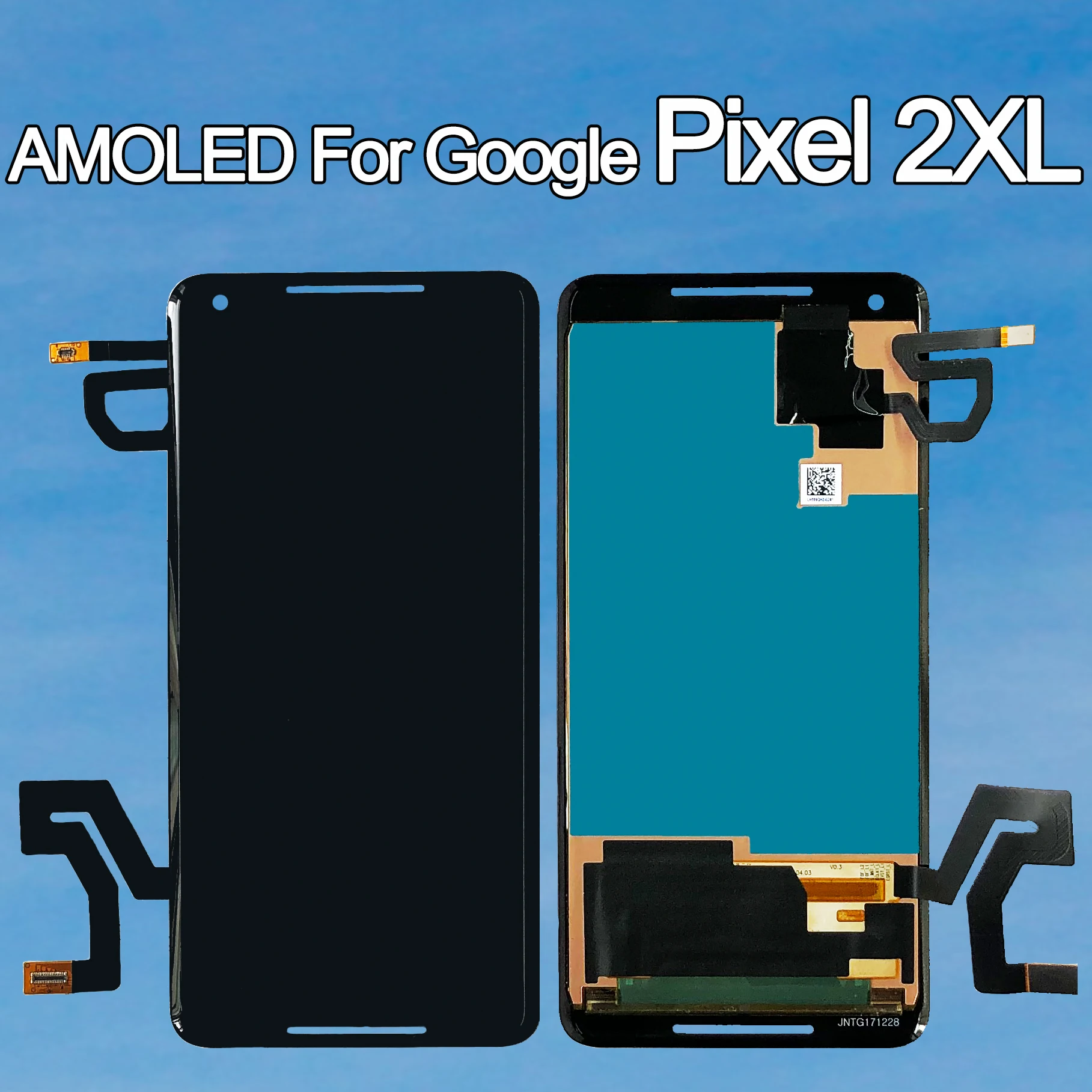 Prvotne Amoled Za Google Pixel 2 XL Zaslon LCD Zaslon na Dotik za Google Pixel2 2XL Računalnike Skupščine Nadomestni Deli