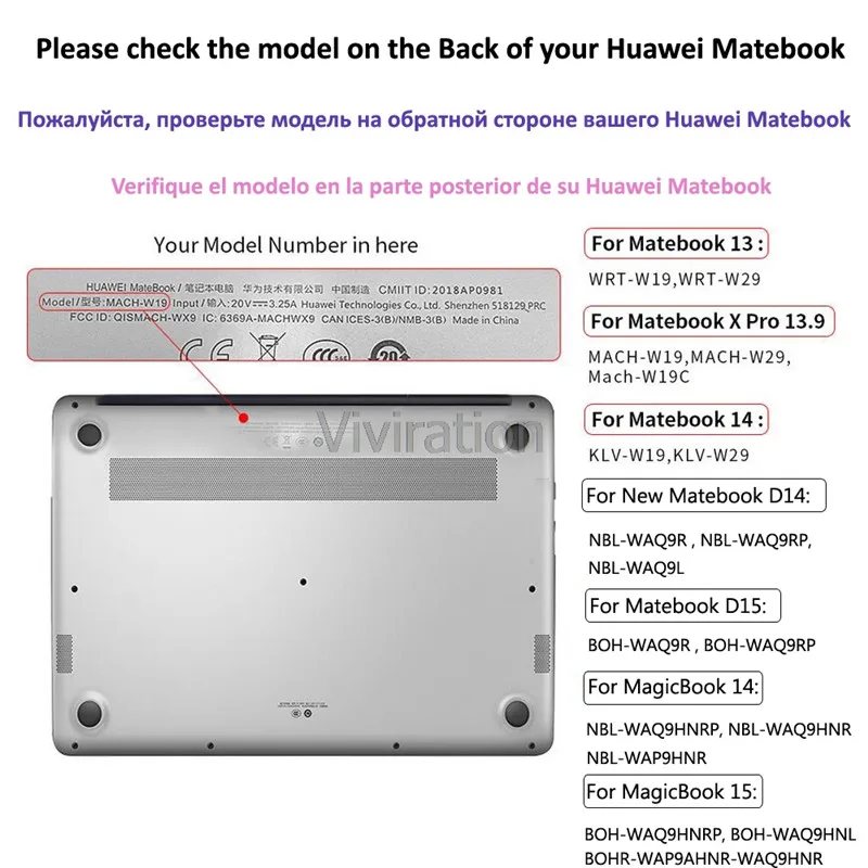 Za MateBook D15/D14 PVC Dodatki Prenosni kovček Za Huawei Matebook D14 D15 2020 Mat Jasno Prenosni Trdi Lupini Laptop Zajema