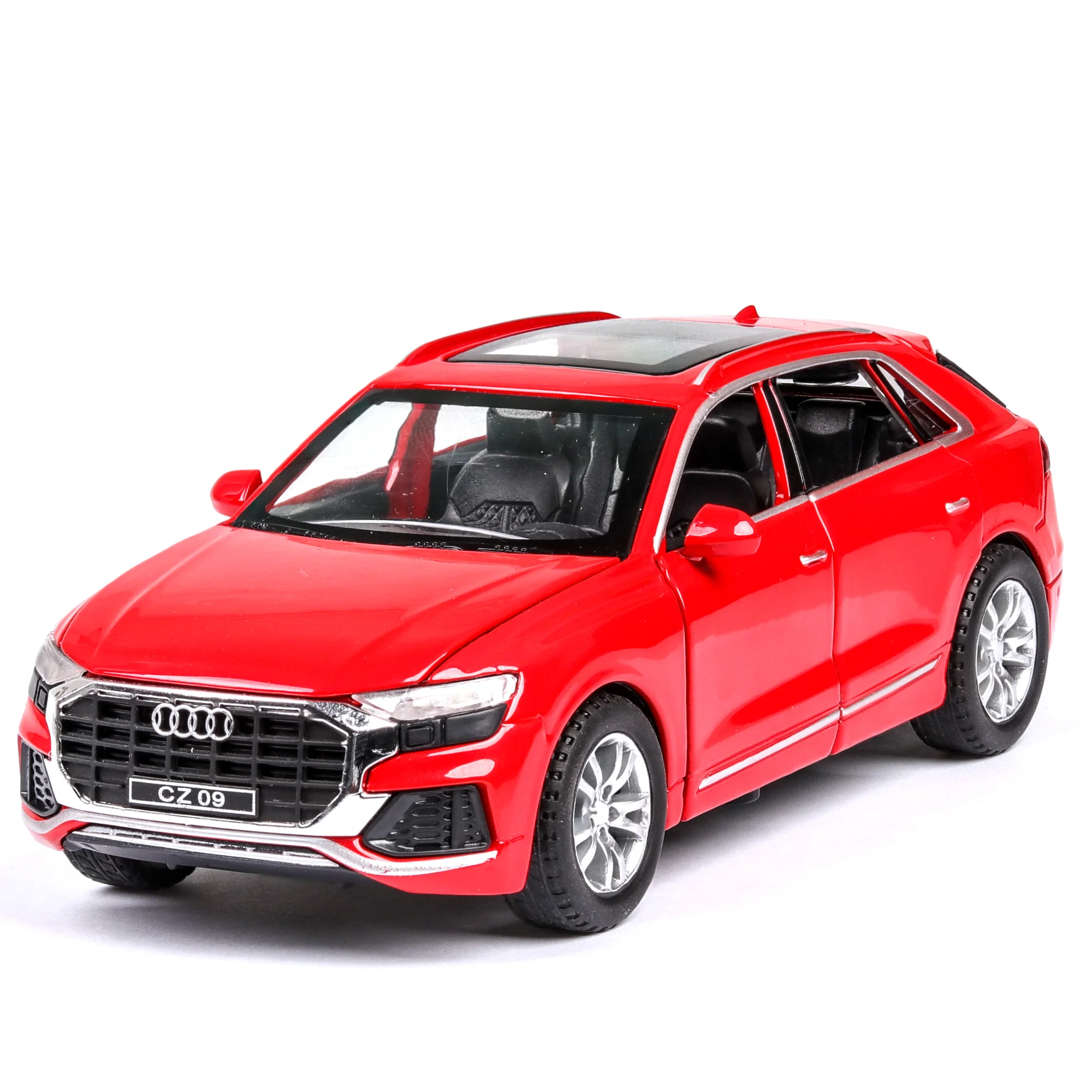 1:32 Visoka Simulacije Diecast Audi Q5 Q8 SUV zdrave In lahke Zlitine Igrača Avto Model Za Otroke Darila Otroci Brezplačna Dostava za Dekoracijo