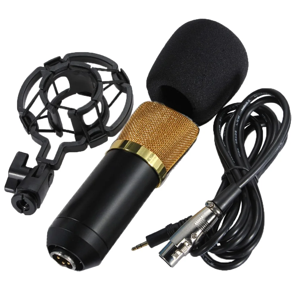Besegad Poklicne Studio Oddajanje Pesem Zvoka Snemanje Zvoka Kondenzatorskega Mikrofona, Microfone Mic Šok Gori Imetnik Set